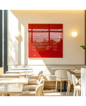 Tafel für Restaurants 🔴 korallenrot | SMATAB®