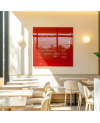 Tafel für Restaurants 🔴 korallenrot | SMATAB®