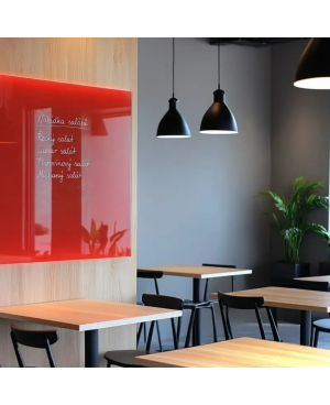 Tafel für Restaurants 🔴 korallenrot | SMATAB®