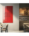 Tafel für Restaurants 🔴 korallenrot | SMATAB®