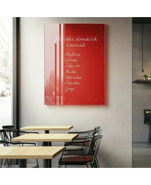 Tafel für Restaurants 🔴 korallenrot | SMATAB®