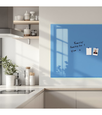 Smatab® sklenená magnetická tabuľa modrá coelinová