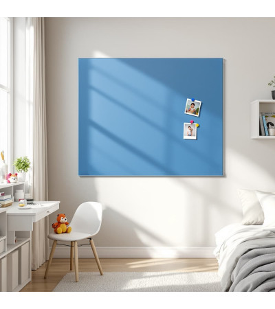 Smatab® Blue Coelina Glass Magnetic Pin Board