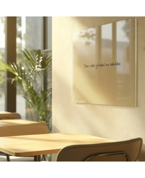 Okrová umbra skleněná magnetická tabule Smatab®