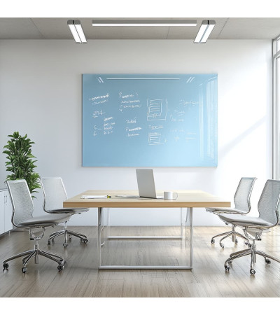 Smatab® Royal Blue Magnetic Glass Pin Board