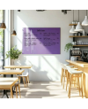 🟣 Kobaltowa fioletowa tablica SMATAB® do restauracji