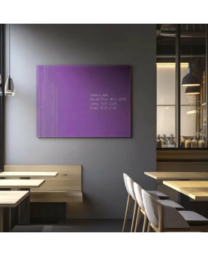 🟣 Kobaltowa fioletowa tablica SMATAB® do restauracji