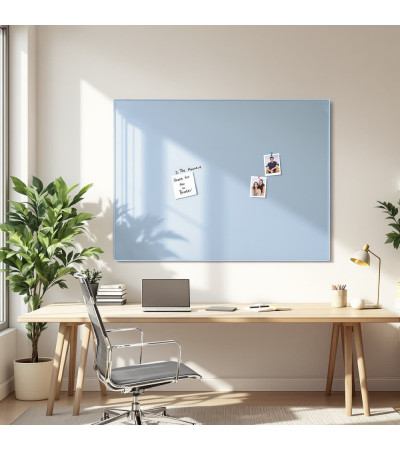 Smatab® Königsblaue magnetische Pinnwand aus Glas