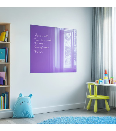 Smatab® purple cobalt glass magnetic pin board