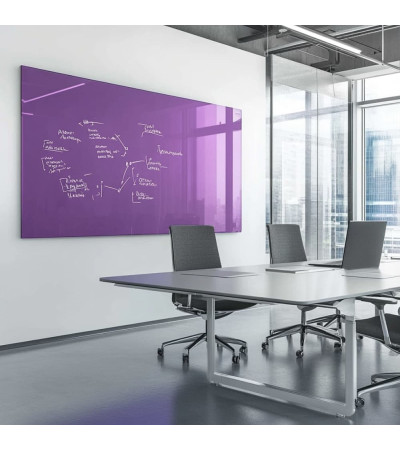 Smatab® lila Kobaltglas Magnetische Pinnwand