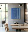 🔵 Niebieska coelinowa szklana tablica do restauracji | SMATAB®