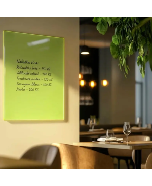 🟢 Pistazienfarbene Tafel SMATAB® für Restaurants und Hotels