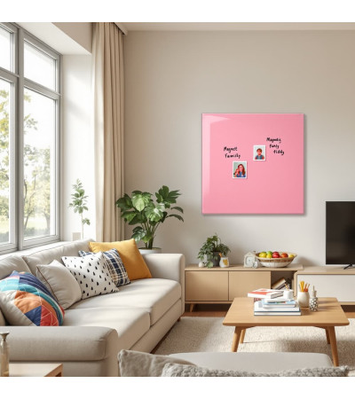 Smatab® Pink Bead Glass Magnetyczna tablica na pinezki