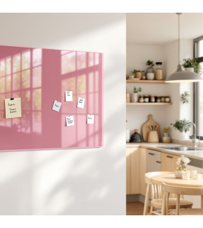 Smatab® Pink Bead Glass Magnetyczna tablica na pinezki