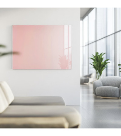 Smatab® Rosa Körper Glas-Magnettafel