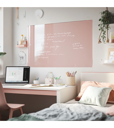 Smatab® Rosa Körper Glas-Magnettafel