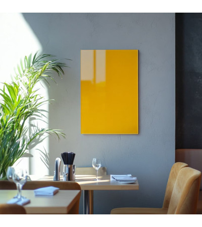Smatab® Gelbe neapolitanische Glasmagnettafel