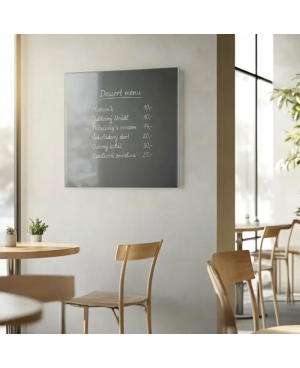 Šedá paynova skleněná magnetická tabule Smatab®