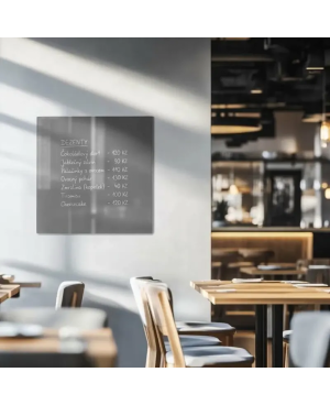 Šedá paynova skleněná magnetická tabule Smatab®
