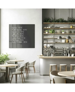 Šedá antracitová skleněná magnetická tabule Smatab®