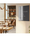⚫ Antracytowa tablica SMATAB® do restauracji i hoteli
