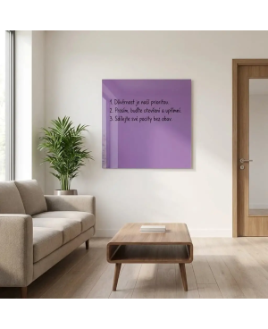 💜 SMATAB® violett kobaltfarbenes Board für Beratungsstellen
