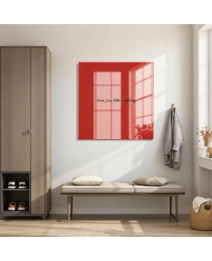 🔴 Aufklebende Tafel rot korallenfarben SMATAB®