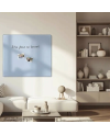 🔵 Blaue aufklebbare Tafel königlich SMATAB®