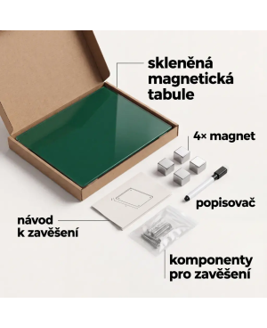 Magnetische Tafel Grüne pistazienfarbene | Für einen gesunden Geist 🧘