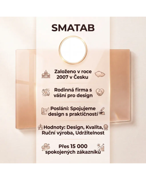 Magnetische Tafel rosa hautfarben | Modernes Büro | SMATAB® 💗