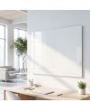 Weiße satinierte Glastafel SMATAB® | Stil und Effizienz im Büro