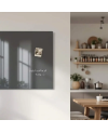 Šedá antracitová skleněná magnetická tabule nalepovací na zeď Smatab®