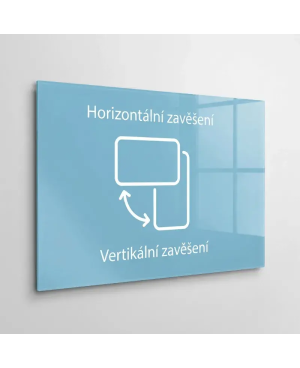 Červená korálová skleněná tabule SMATAB®
