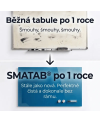Červená korálová skleněná tabule SMATAB®