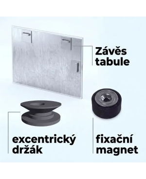 🔴 Szklana tablica czerwona koralowa | SMATAB®
