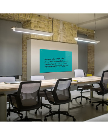 Green Emerald Smatab® glass corporate magnetic board