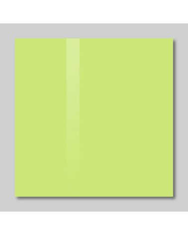 Pistachio green glass magnetic board for children Smatab®.