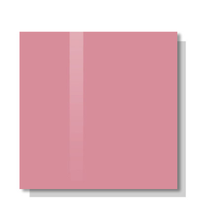 Rosa perlmuttfarbene Glas-Magnettafel SMATAB®