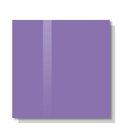 Violette kobaltblaue magnetische Glastafel