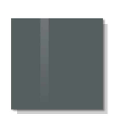 Graue anthrazitfarbene Glas-Magnettafel Smatab®