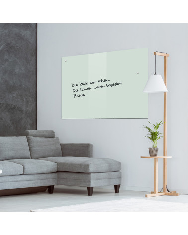 White satin glass magnetic whiteboard home Smatab®.