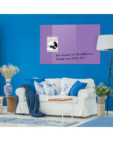 Purple cobalt blue magnetic restaurant board Smatab®.