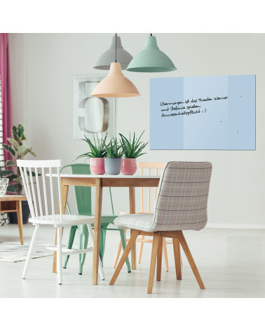 Glasmagnettafel Königsblau Glas Magnetisches Whiteboard Home Smatab®