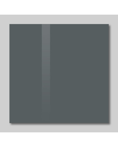 Smatab® anthracite gray glass magnetic pinboard