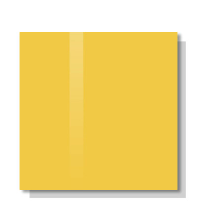 Yellow exotic Smatab® glass magnetic board for non-profit organizations