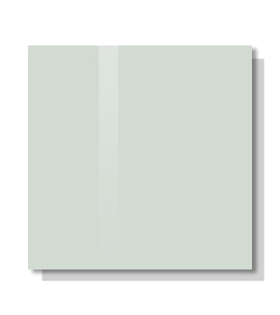 White satin Smatab® glass magnetic board for non-profit organizations