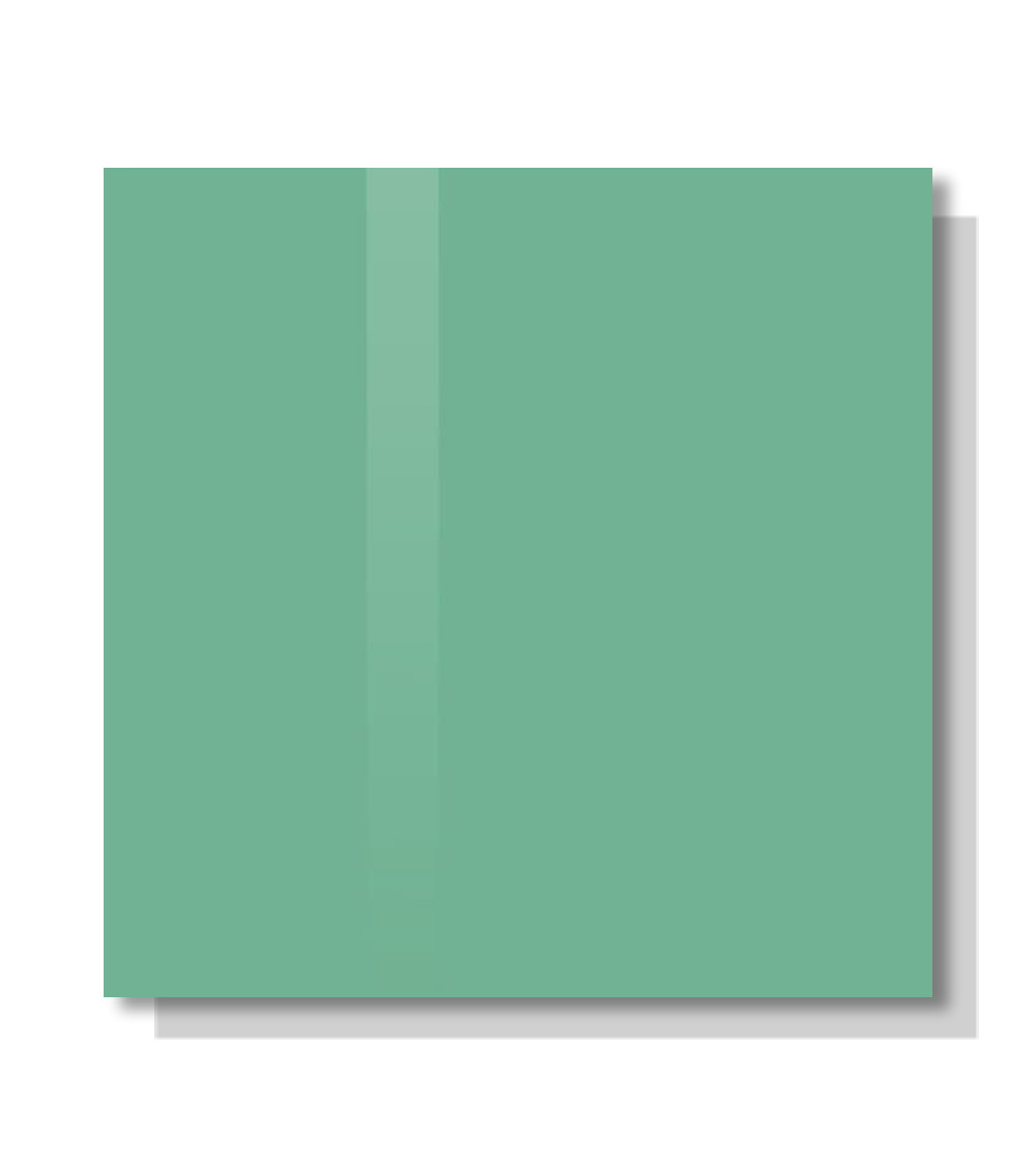 Green Verona glass magnetic board for the kitchen Smatab®.