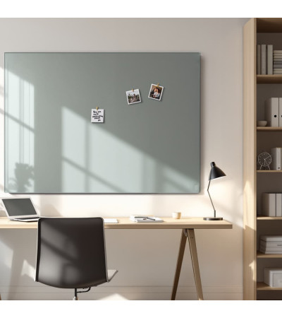 Graue paynova Glas-Magnettafel