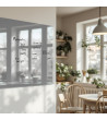 Graue paynova Glas-Magnettafel