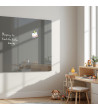Graue paynova Glas-Magnettafel